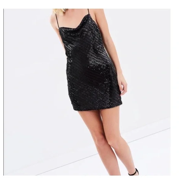 Bardot  black sequins dress - Picture 5 of 8
